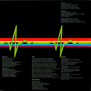 The Dark Side of the Moon: interno
